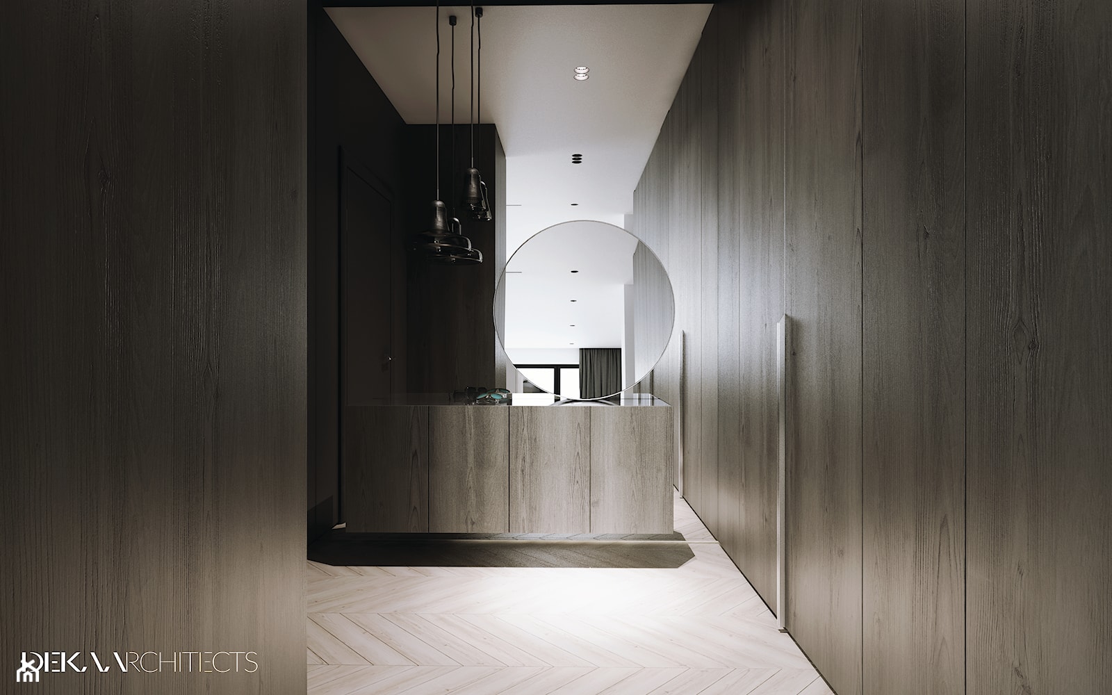 I22.16 | Kabaty, Warszawa PL - Hol / przedpokój, styl minimalistyczny - zdjęcie od DEKAA Architects - Homebook