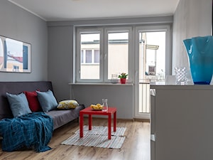 Gdańsk, Grunwaldzka, przygotowanie mieszkania do sprzedaży - Salon - zdjęcie od Homestagerka w Trójmieście