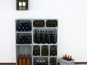 Regał na wino ze skrzynek - zdjęcie od Modo24.pl