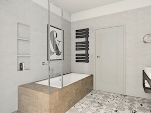 Łazienka 1 - Łazienka, styl nowoczesny - zdjęcie od FLUO design