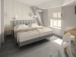 Sypialnia w apartamencie hotelowym - zdjęcie od FLUO design