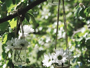 Dekoracja ze słoików na Garden Party - Ogród, styl nowoczesny - zdjęcie od deckyourwedd.pl