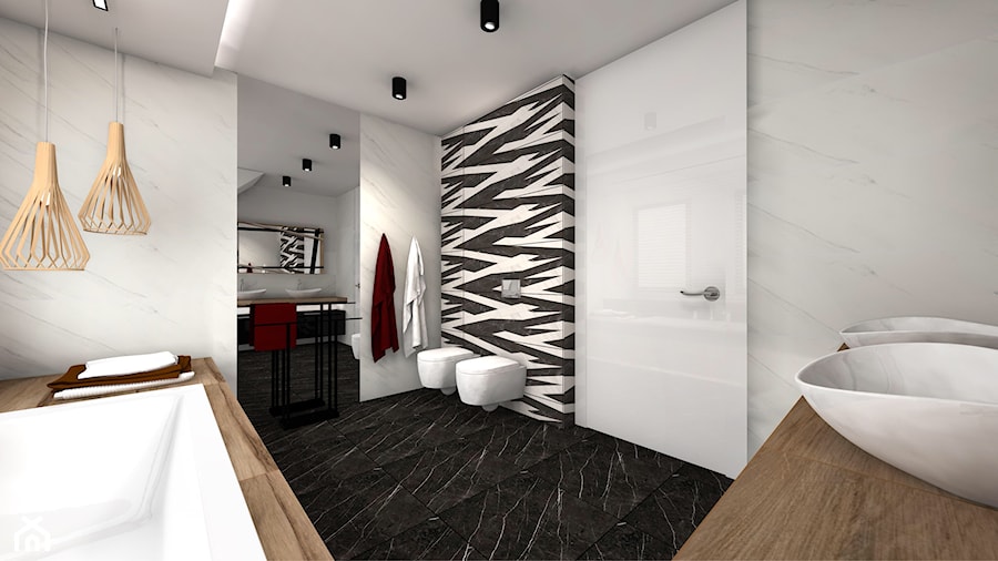 Projekt łazienki - Łazienka - zdjęcie od Doris Design Services