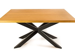 Stół do jadalni w stylu industrialnym - Amaru - zdjęcie od woodandsteel.pl