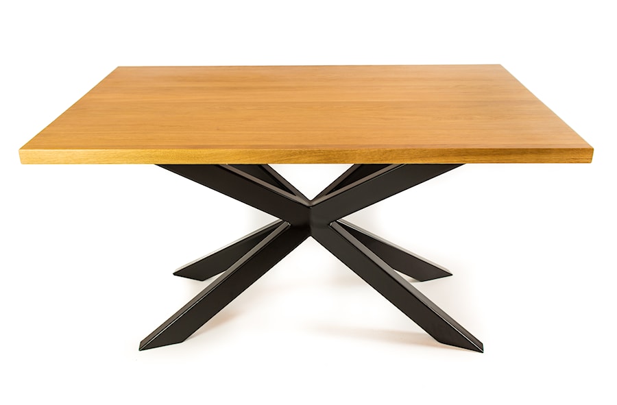 Stół do jadalni w stylu industrialnym - Amaru - zdjęcie od woodandsteel.pl