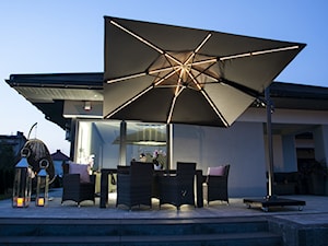 PARASOL OGRODOWY ​​​​​​CHALLENGER T² 3X3M GLOW - zdjęcie od Garden Space