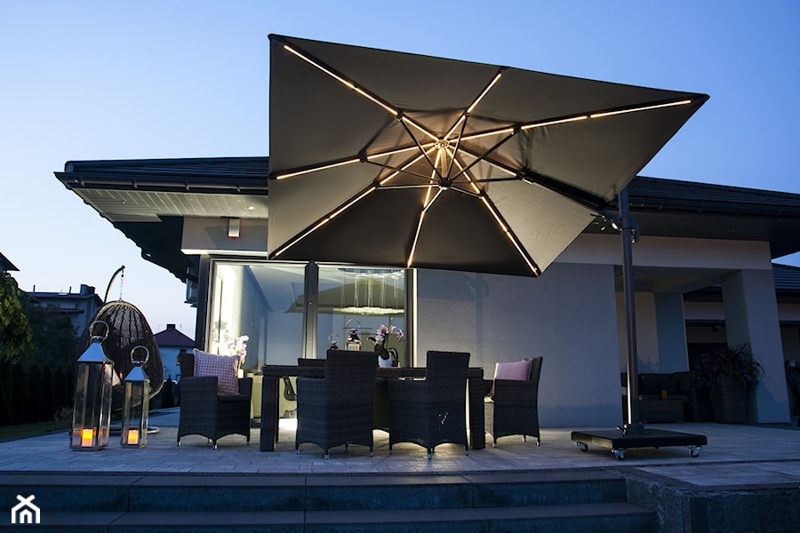 PARASOL OGRODOWY ​​​​​​CHALLENGER T² 3X3M GLOW - zdjęcie od Garden Space