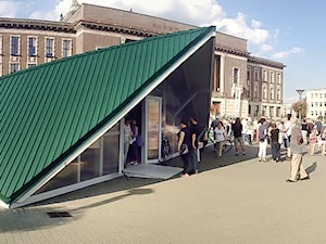 ORIGAMI expo - Wnętrza publiczne, styl minimalistyczny - zdjęcie od ARCHIWYTWÓRNIA Tomek Pytel