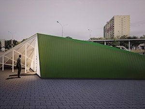 ORIGAMI expo - Wnętrza publiczne, styl minimalistyczny - zdjęcie od ARCHIWYTWÓRNIA Tomek Pytel