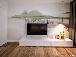 Piotra Skargi - Mała biała sypialnia, styl skandynawski - zdjęcie od ARCHIWYTWÓRNIA Tomek Pytel