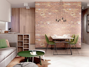 Mieszkanie Gdynia Śródmieście - Salon, styl nowoczesny - zdjęcie od Mezzo Studio