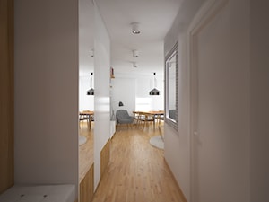Mieszkanie w bloku - Hol / przedpokój, styl skandynawski - zdjęcie od PUKU STUDIO