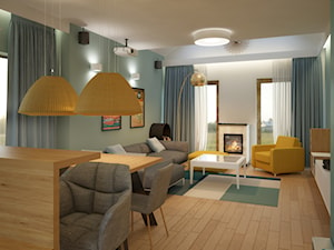 Dom pod Warszawą - Salon, styl nowoczesny - zdjęcie od PUKU STUDIO