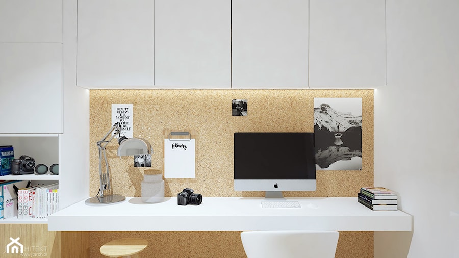 Mieszkanie na Ursynowie - Biuro, styl nowoczesny - zdjęcie od JT.ARCHITEKT