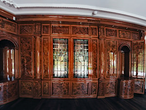 Rezydencja MK - Biuro, styl tradycyjny - zdjęcie od HadasPracowniaWitrazy