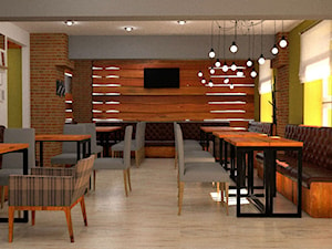 Pub-grill - Wnętrza publiczne, styl nowoczesny - zdjęcie od Dubitska design