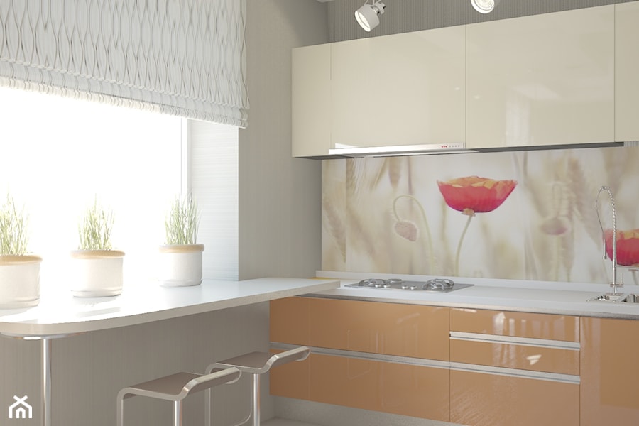 mieszkanie Krzywy Róg - Kuchnia, styl nowoczesny - zdjęcie od Dubitska design