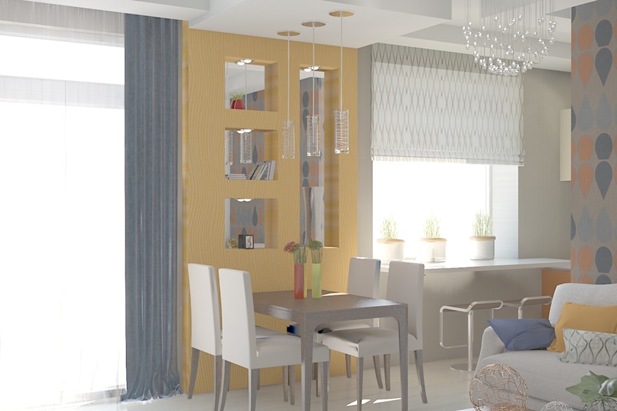 mieszkanie Krzywy Róg - Jadalnia, styl nowoczesny - zdjęcie od Dubitska design