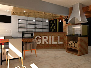 Pub-grill - Wnętrza publiczne, styl nowoczesny - zdjęcie od Dubitska design