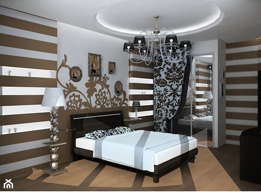Mieszkanie 2 - Sypialnia, styl tradycyjny - zdjęcie od Dubitska design