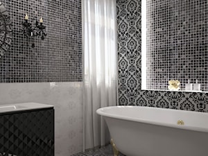 Lazienka - Mała bez okna łazienka, styl glamour - zdjęcie od Dubitska design