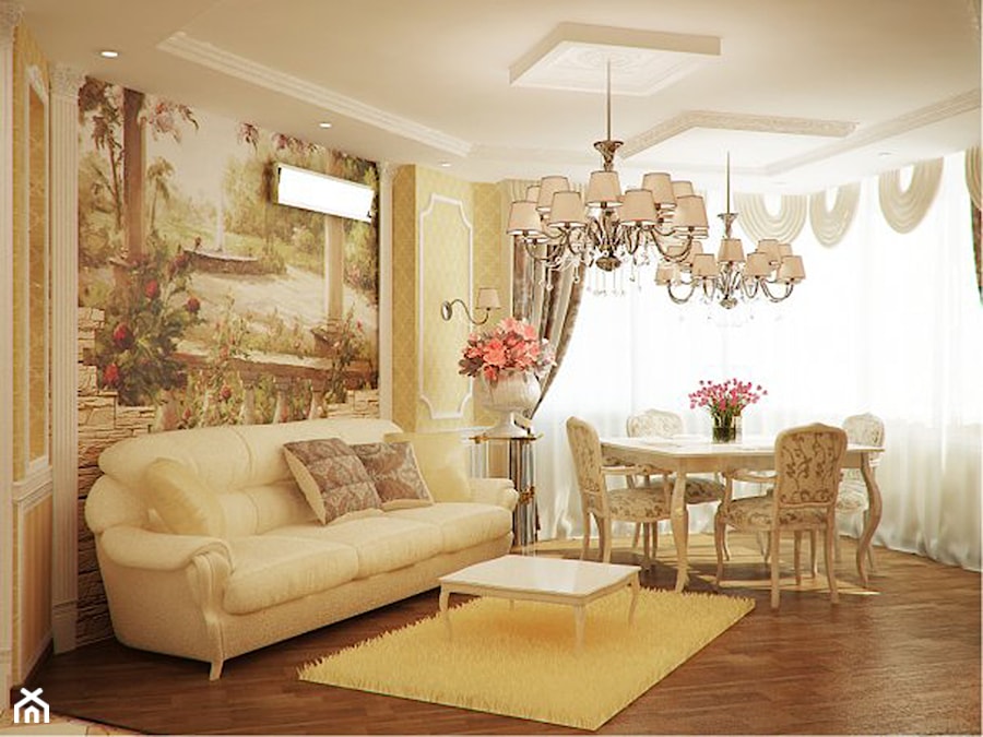 Mieszkanie 2 - Salon, styl tradycyjny - zdjęcie od Dubitska design