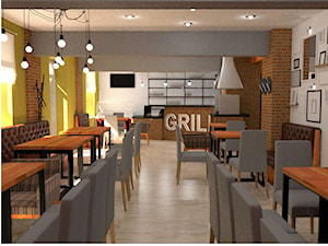 Pub-grill - Wnętrza publiczne, styl nowoczesny - zdjęcie od Dubitska design