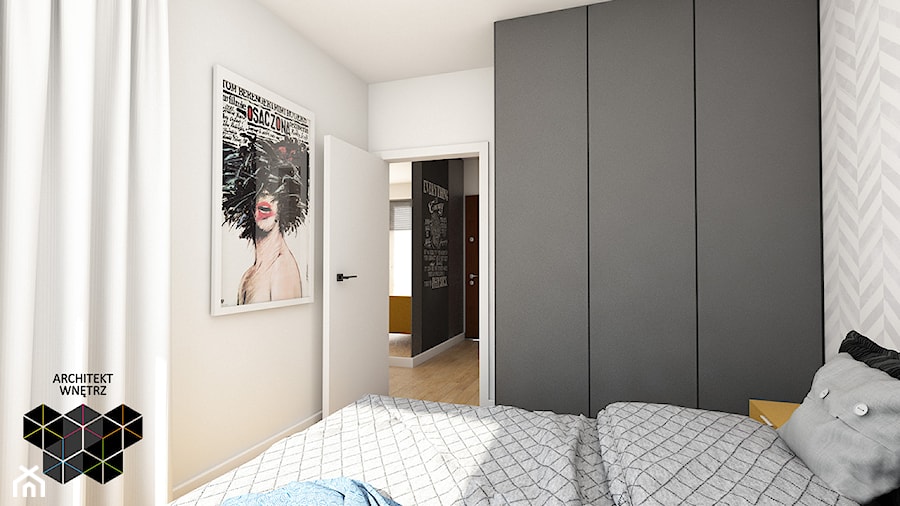 Sypialnia, styl nowoczesny - zdjęcie od INTERIORSY