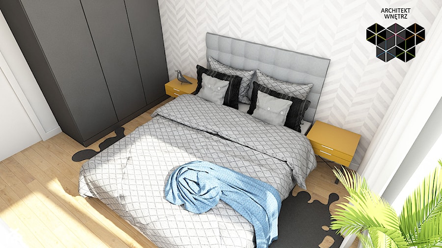 Sypialnia, styl nowoczesny - zdjęcie od INTERIORSY