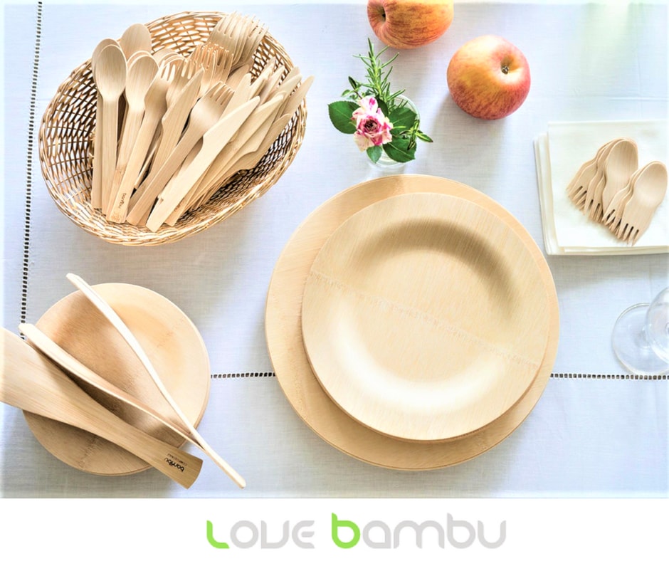 Bambusowa zastawa stołowa od love bambu - zdjęcie od love bambu - Homebook