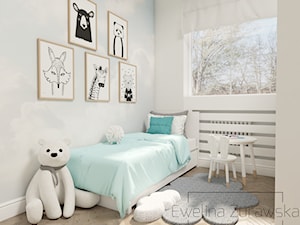 Wydzielona część sypialniana dla dziecka - zdjęcie od Żurawska Interior