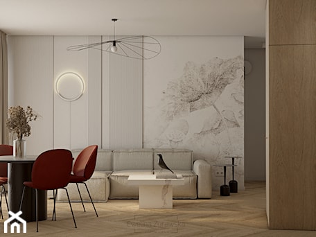 Aranżacje wnętrz - Salon: RUBY RED addition - Żurawska Interior. Przeglądaj, dodawaj i zapisuj najlepsze zdjęcia, pomysły i inspiracje designerskie. W bazie mamy już prawie milion fotografii!