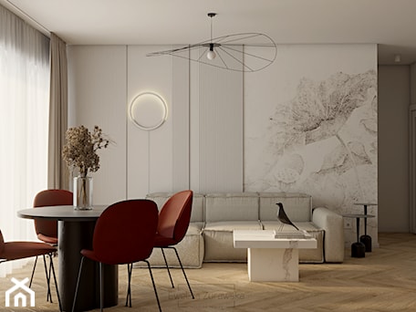 Aranżacje wnętrz - Salon: RUBY RED addition - Żurawska Interior. Przeglądaj, dodawaj i zapisuj najlepsze zdjęcia, pomysły i inspiracje designerskie. W bazie mamy już prawie milion fotografii!