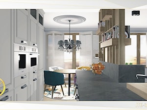 Kuchnia w apartamencie letnim w Kołobrzegu - zdjęcie od JTK-interiors