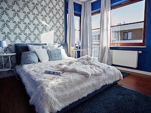Apartament Wilanów 90 m2 - Sypialnia, styl glamour - zdjęcie od http://martaczerkies.pl/
