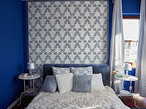 Apartament Wilanów 90 m2 - Mała sypialnia, styl glamour - zdjęcie od http://martaczerkies.pl/