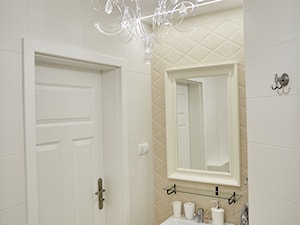 Apartament Wilanów 90 m2 - Mała łazienka, styl glamour - zdjęcie od http://martaczerkies.pl/