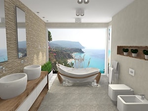 Pokój kąpielowy w apartamencie wakacyjnym - zdjęcie od MyDizajn