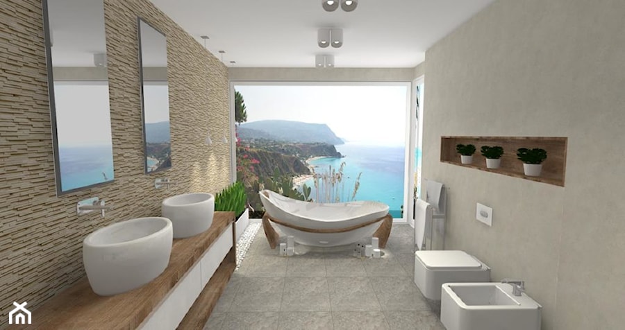 Pokój kąpielowy w apartamencie wakacyjnym - zdjęcie od MyDizajn
