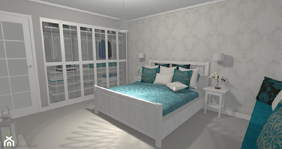 Sypialnia w turkusie - zdjęcie od MyDizajn
