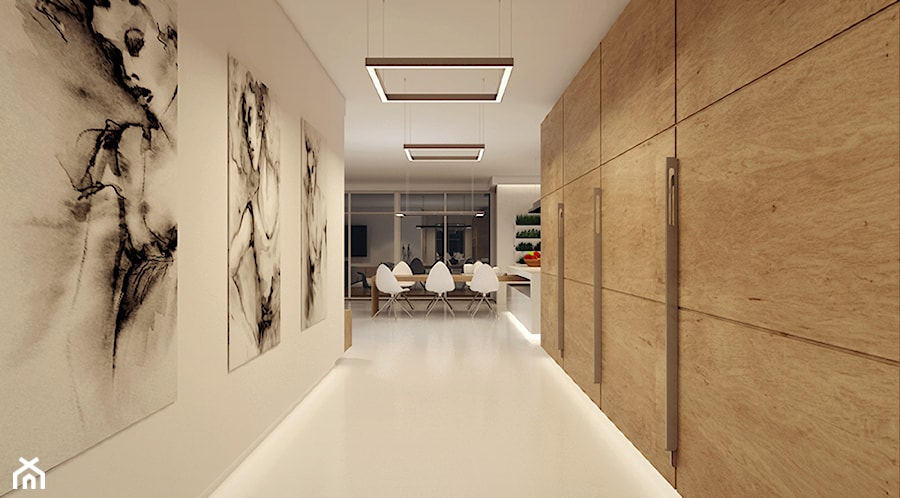 Apartament/ penthause - Hol / przedpokój, styl nowoczesny - zdjęcie od UNIQUE INTERIOR DESIGN