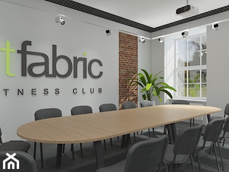 Aranżacje wnętrz - Biuro: Biuro fitfabric - Biuro, styl minimalistyczny - UNIQUE INTERIOR DESIGN. Przeglądaj, dodawaj i zapisuj najlepsze zdjęcia, pomysły i inspiracje designerskie. W bazie mamy już prawie milion fotografii!