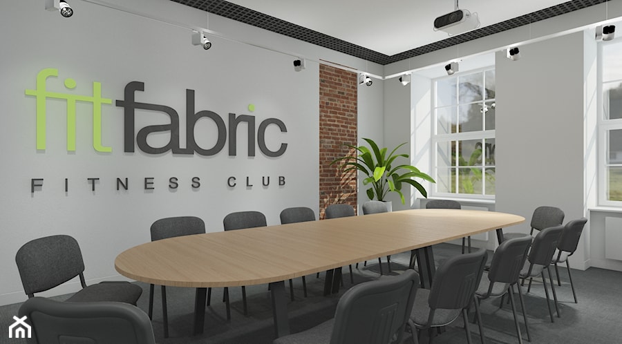 Biuro fitfabric - Biuro, styl minimalistyczny - zdjęcie od UNIQUE INTERIOR DESIGN