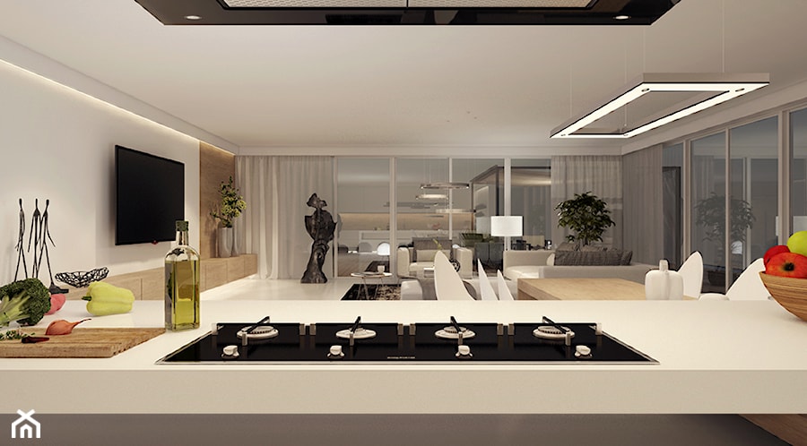 Apartament/ penthause - Jadalnia, styl nowoczesny - zdjęcie od UNIQUE INTERIOR DESIGN