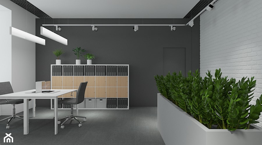 Biuro fitfabric - Biuro, styl minimalistyczny - zdjęcie od UNIQUE INTERIOR DESIGN