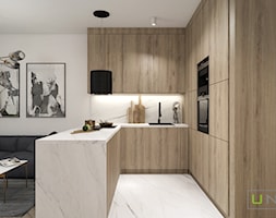 Małe, eleganckie mieszkanko - Kuchnia, styl nowoczesny - zdjęcie od UNIQUE INTERIOR DESIGN - Homebook