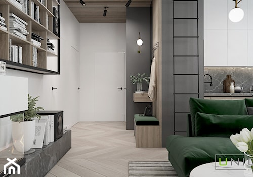 Mieszkanie w Łodzi - Hol / przedpokój, styl nowoczesny - zdjęcie od UNIQUE INTERIOR DESIGN