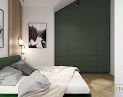 Mieszkanie w Łodzi - Sypialnia, styl glamour - zdjęcie od UNIQUE INTERIOR DESIGN - Homebook