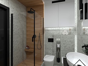 Lastriko w łazience - Łazienka, styl nowoczesny - zdjęcie od KRU design
