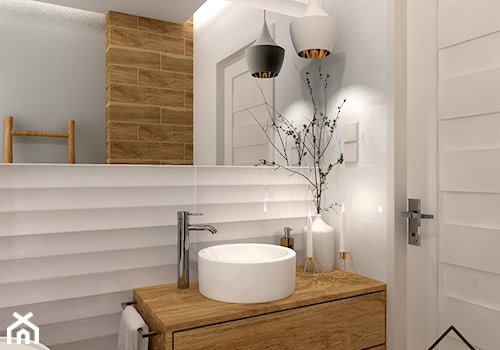Łazienka z wanną wolnostojącą - zdjęcie od KRU design